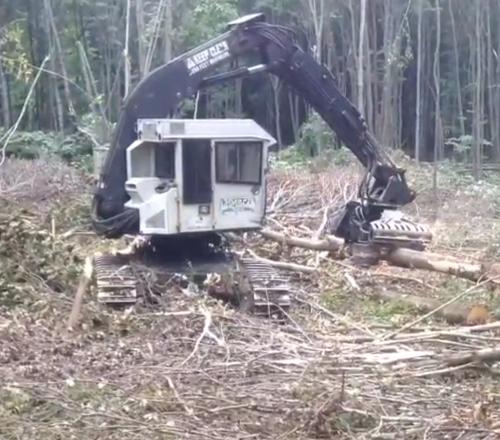 Timbco logging machine